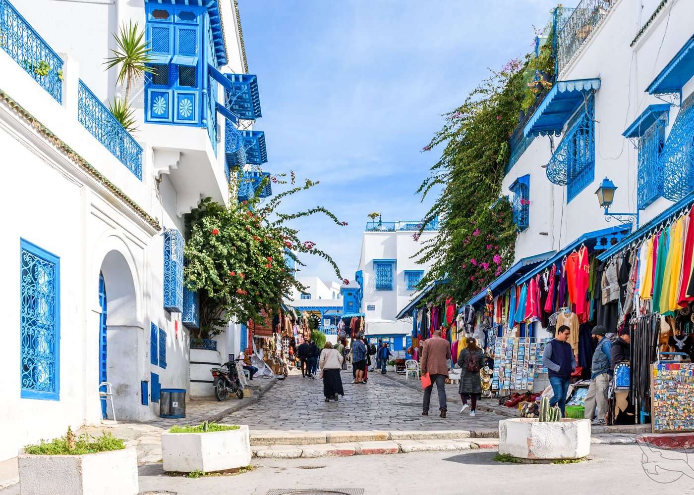 Město v Tunisku v Africe skládačky online