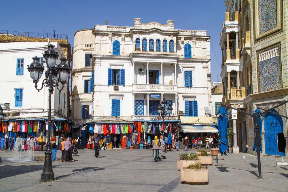 Град в Тунис в Африка онлайн пъзел