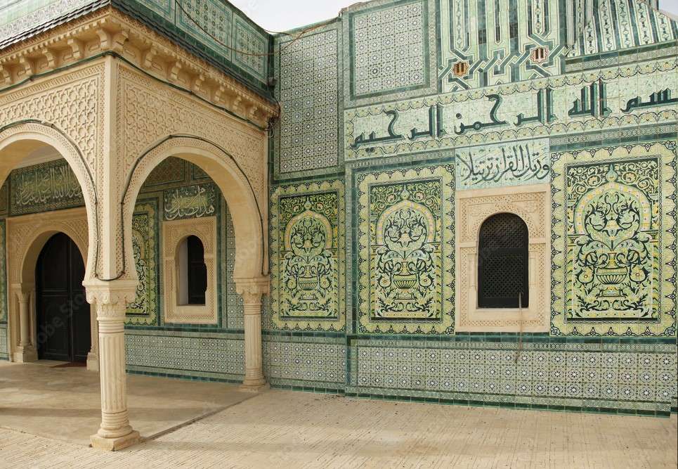 Moskee in Zarzis in Tunesië online puzzel