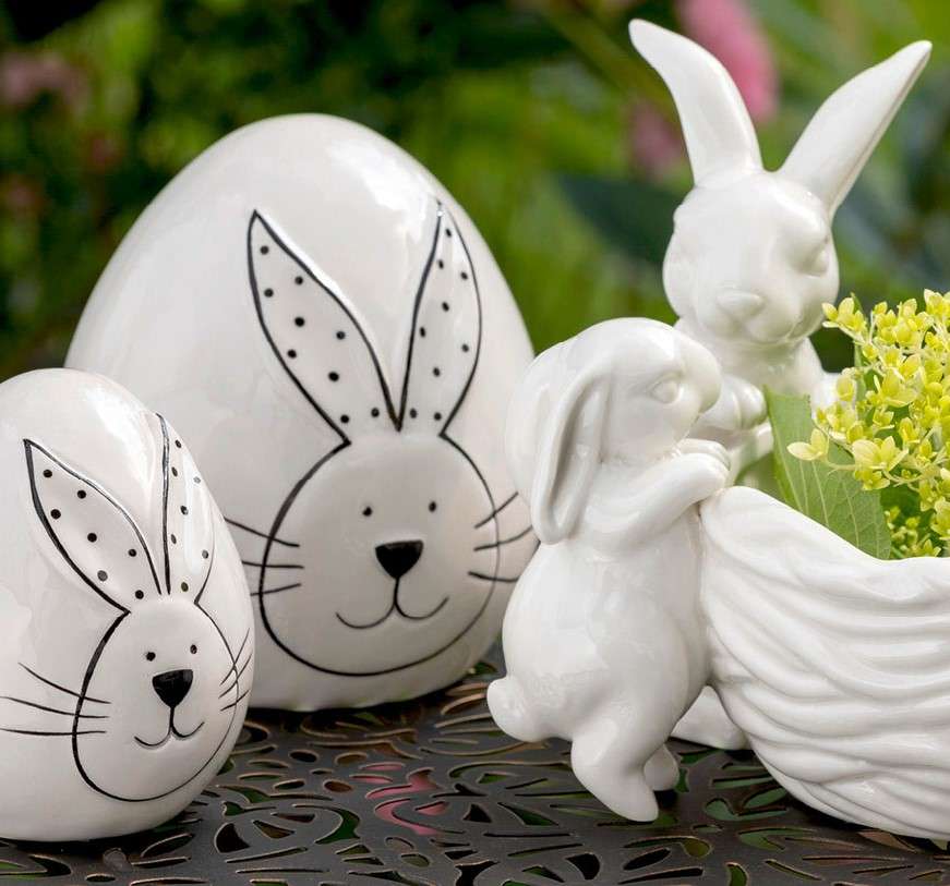 Decoraciones de Pascua de cerámica rompecabezas en línea