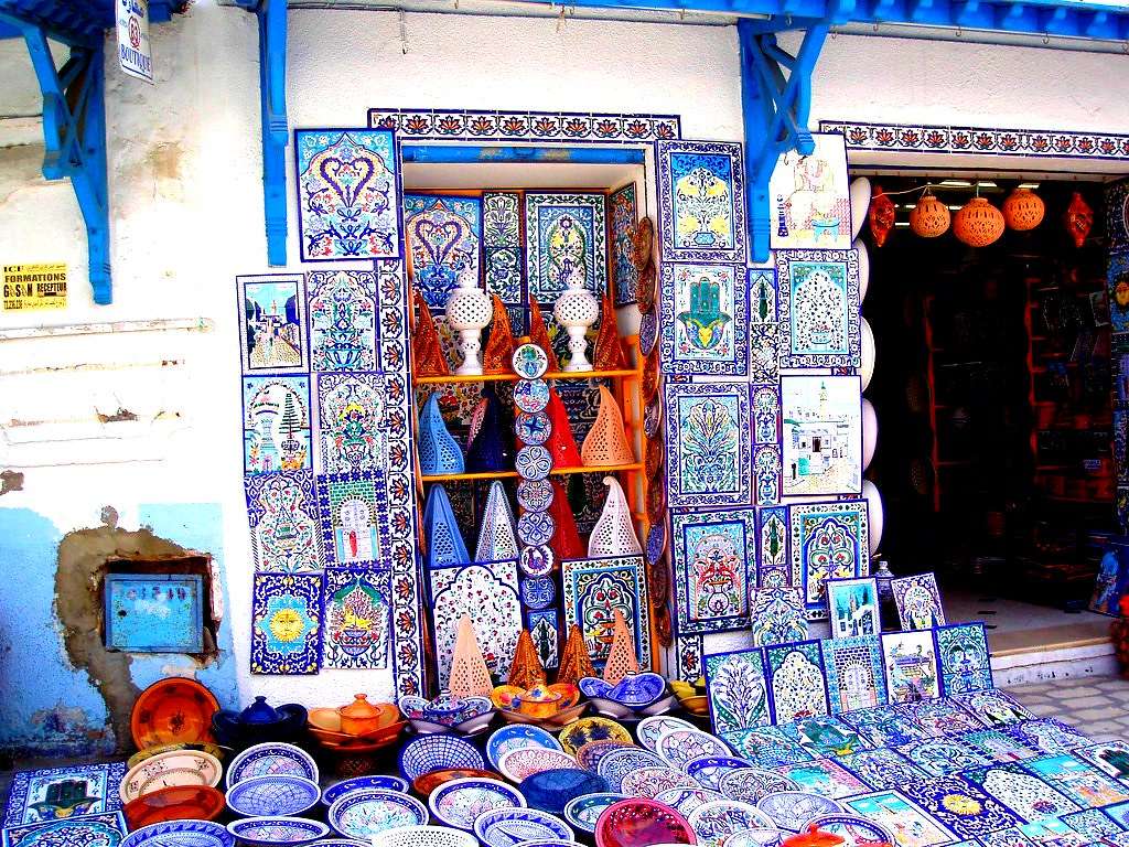 Nabeul in Tunisia in Africa jigsaw puzzle online