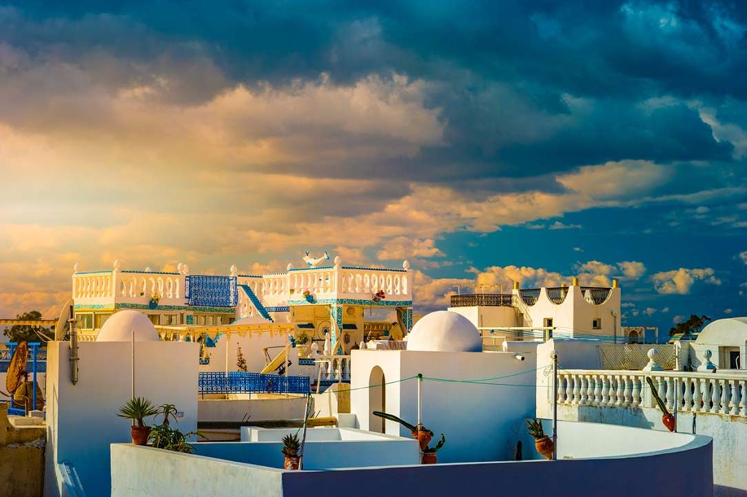 Hammamet Tunéziában Afrikában kirakós online