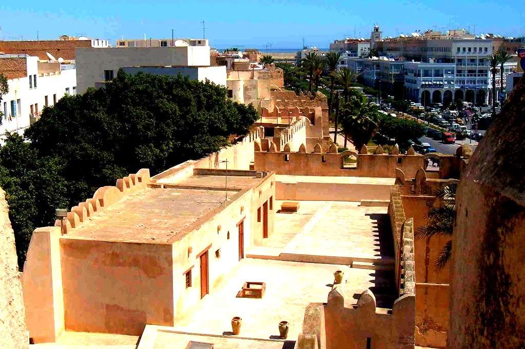 Sfax i Tunisien i Afrika pussel på nätet
