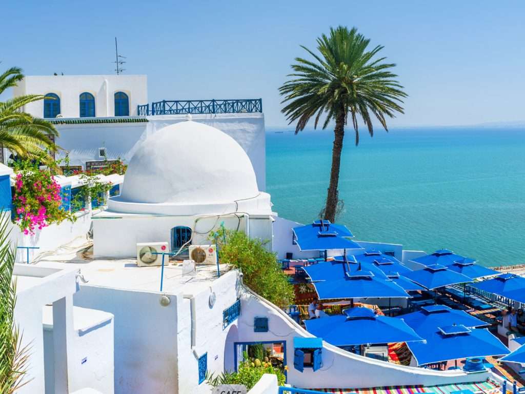 Tunis Haupstadt von Tunesien in Afrika Online-Puzzle