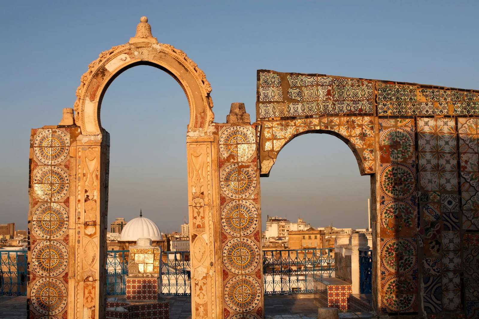 アフリカのチュニジアの首都チュニス オンラインパズル