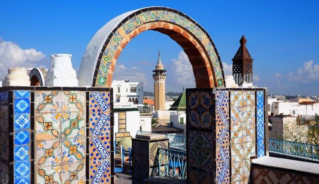 Тунис столица Туниса в Африке пазл онлайн