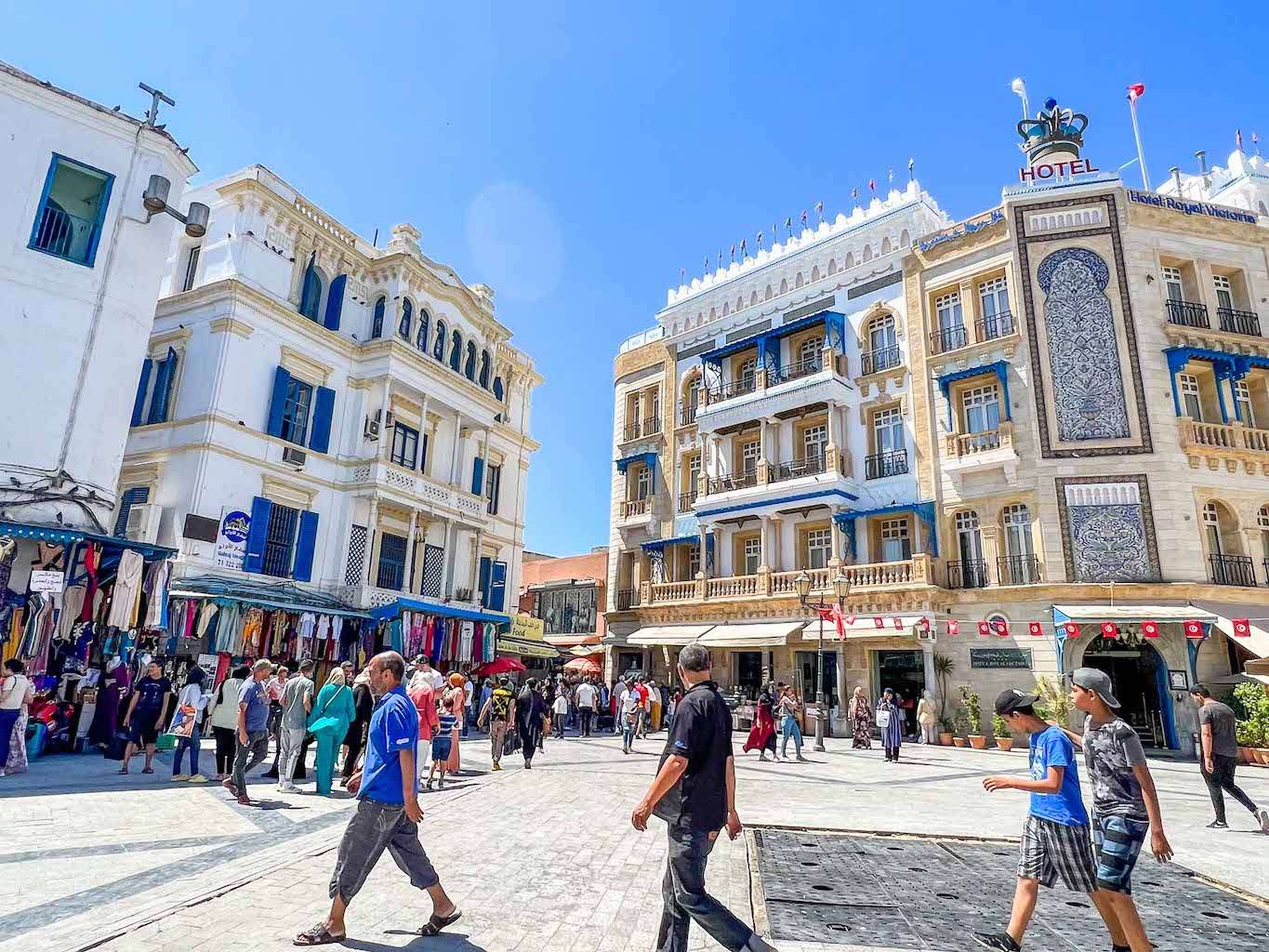 Tunis hlavní město Tuniska v Africe online puzzle