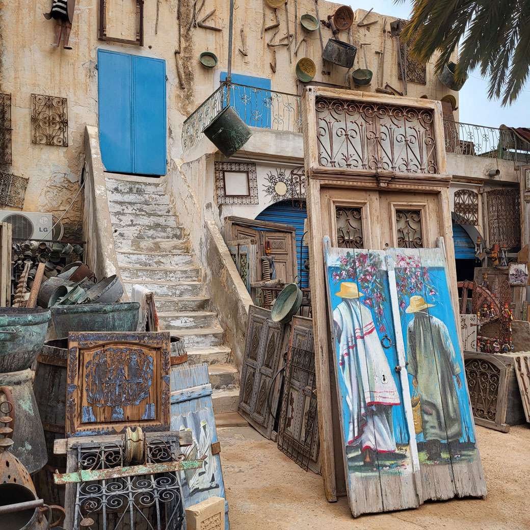 Houmt Souk em Djerba Tunísia quebra-cabeças online