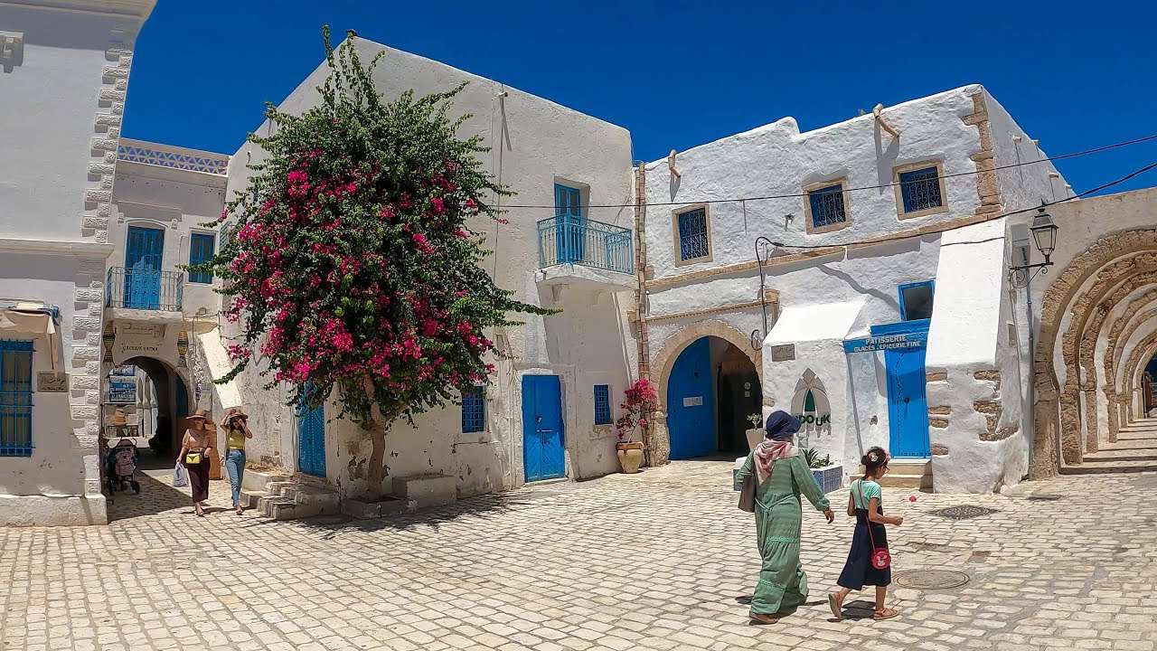 Houmt Souk em Djerba Tunísia puzzle online