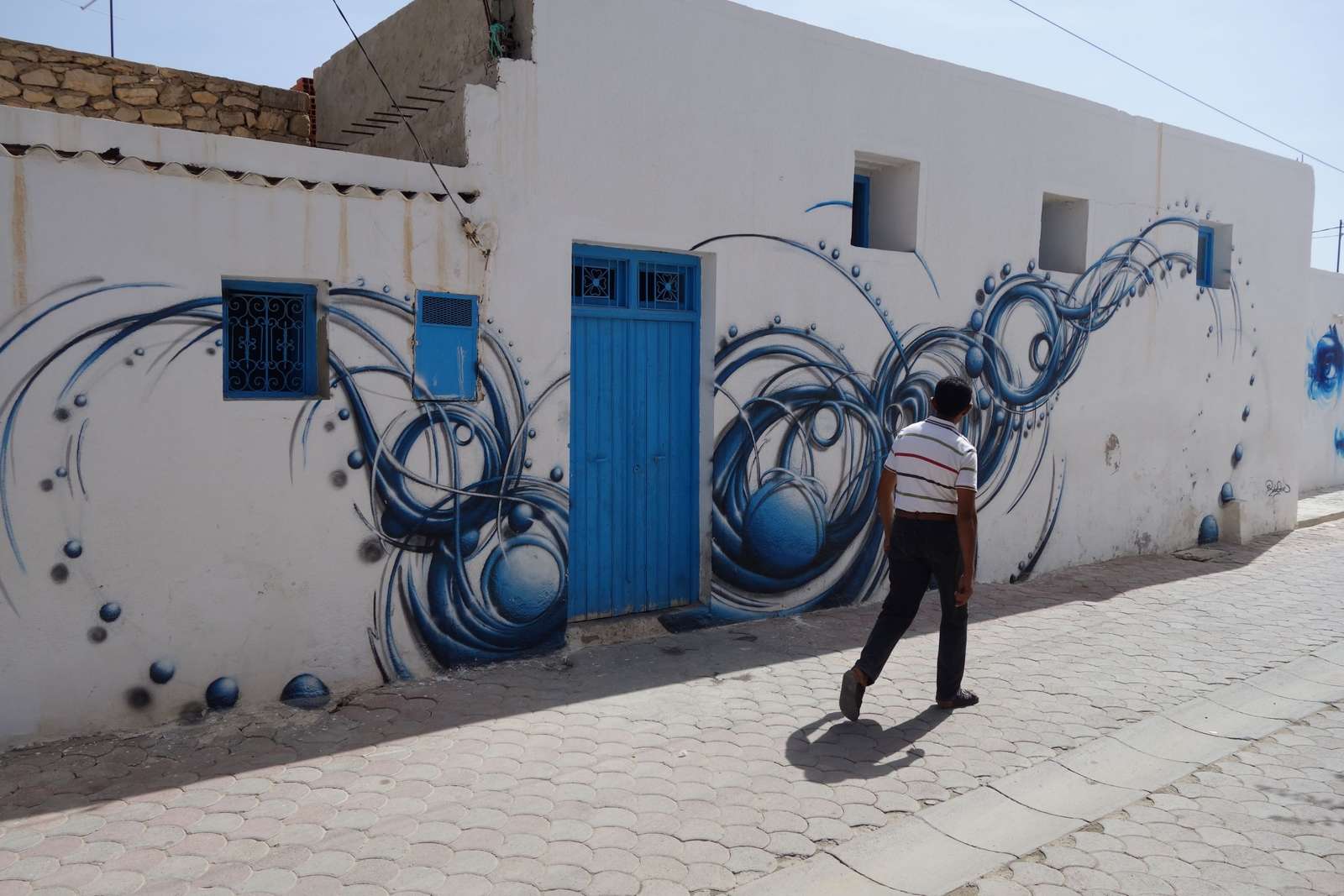 Улично изкуство в Джерба, Тунис онлайн пъзел