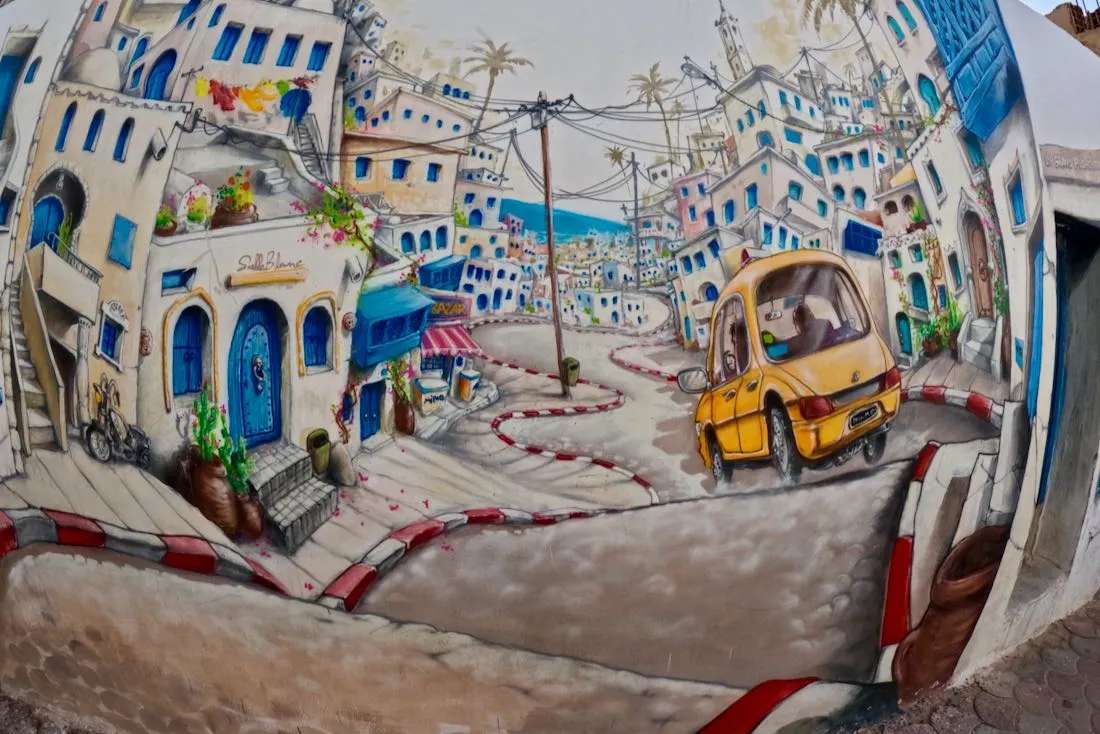 Arte de rua em Djerba, Tunísia quebra-cabeças online