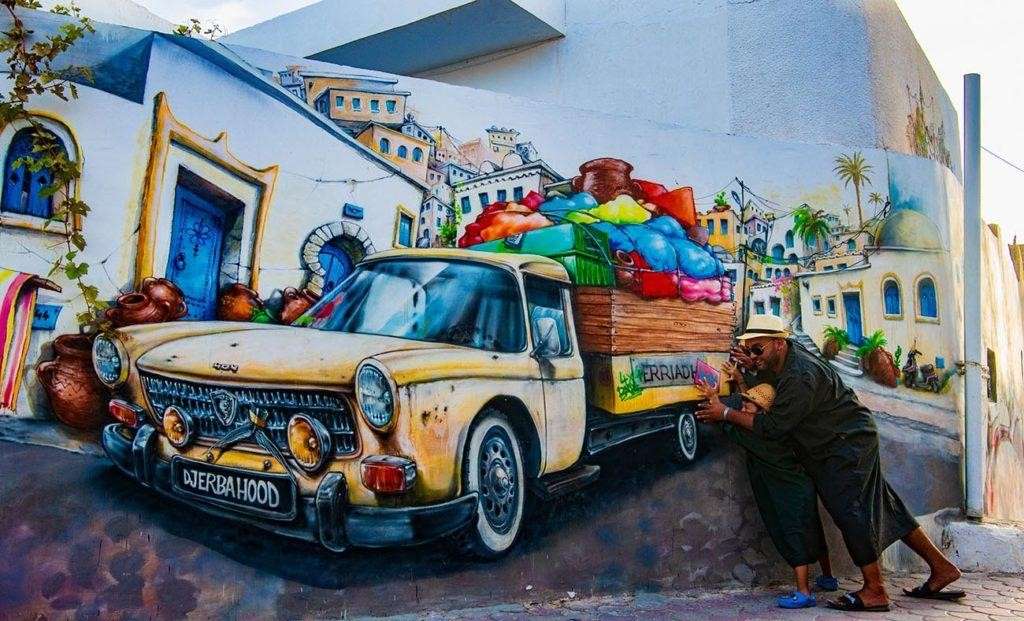 Street art in Djerba Tunisia online puzzle