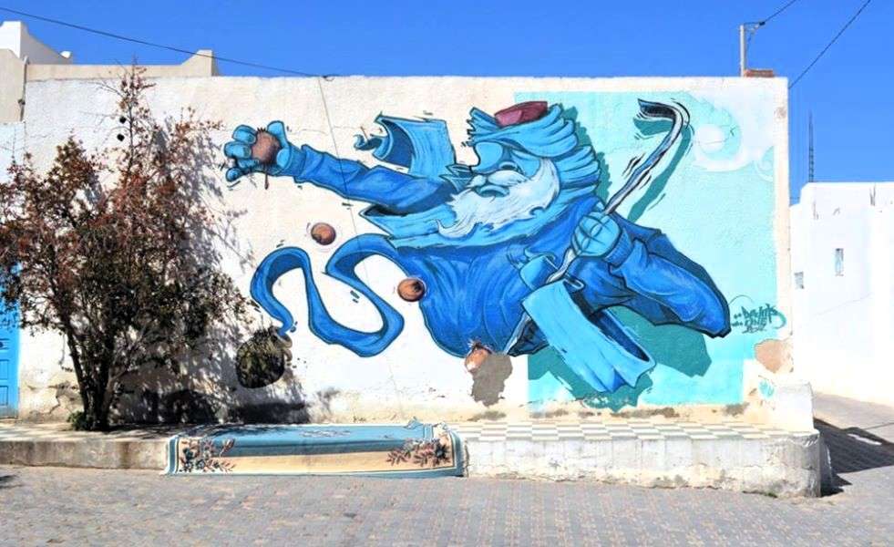 Artă stradală în Djerba Tunisia jigsaw puzzle online