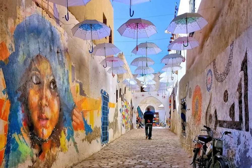 Τέχνη του δρόμου στην Τζέρμπα Τυνησία παζλ online
