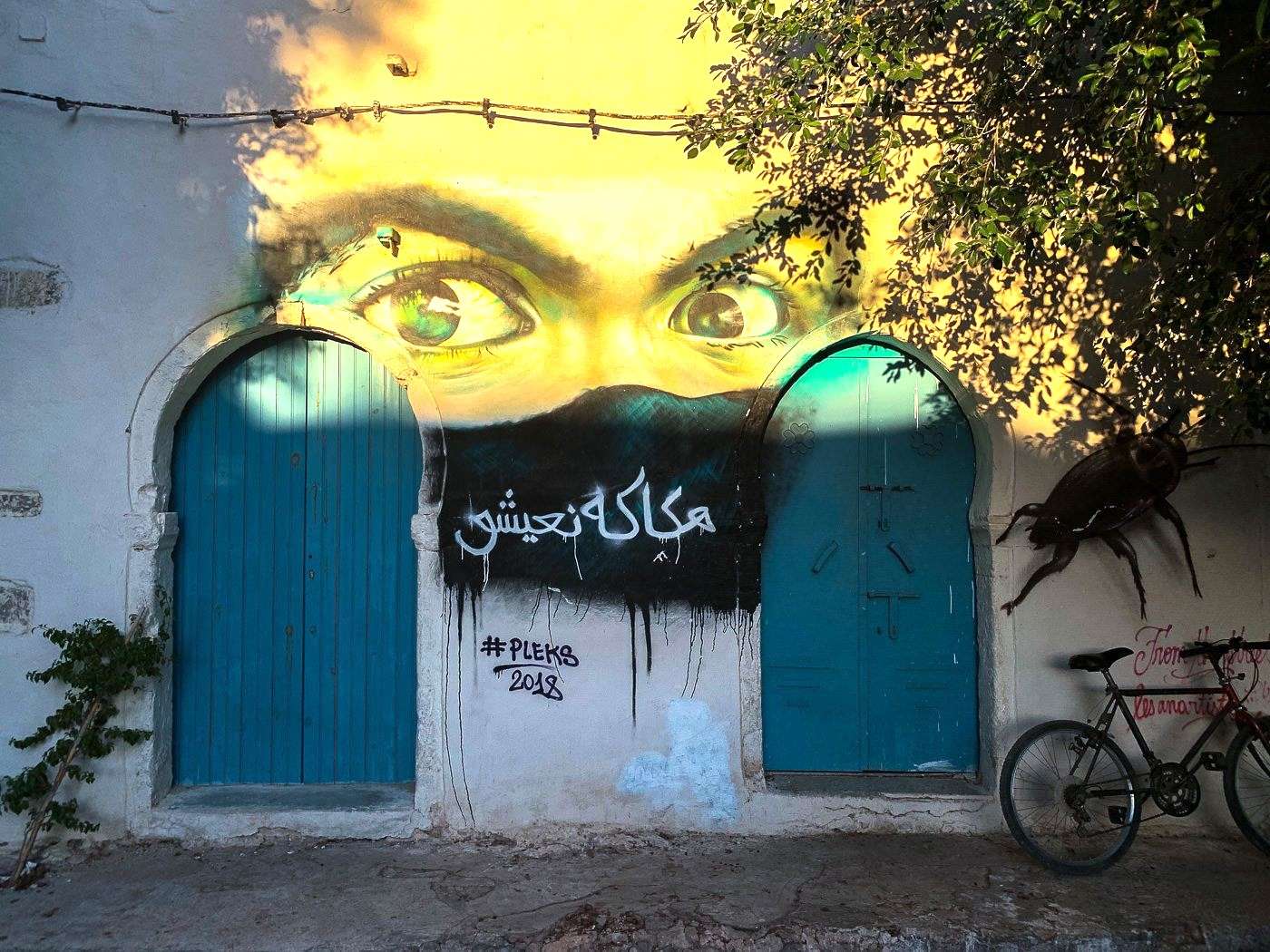Уличное искусство на Джербе, Тунис пазл онлайн