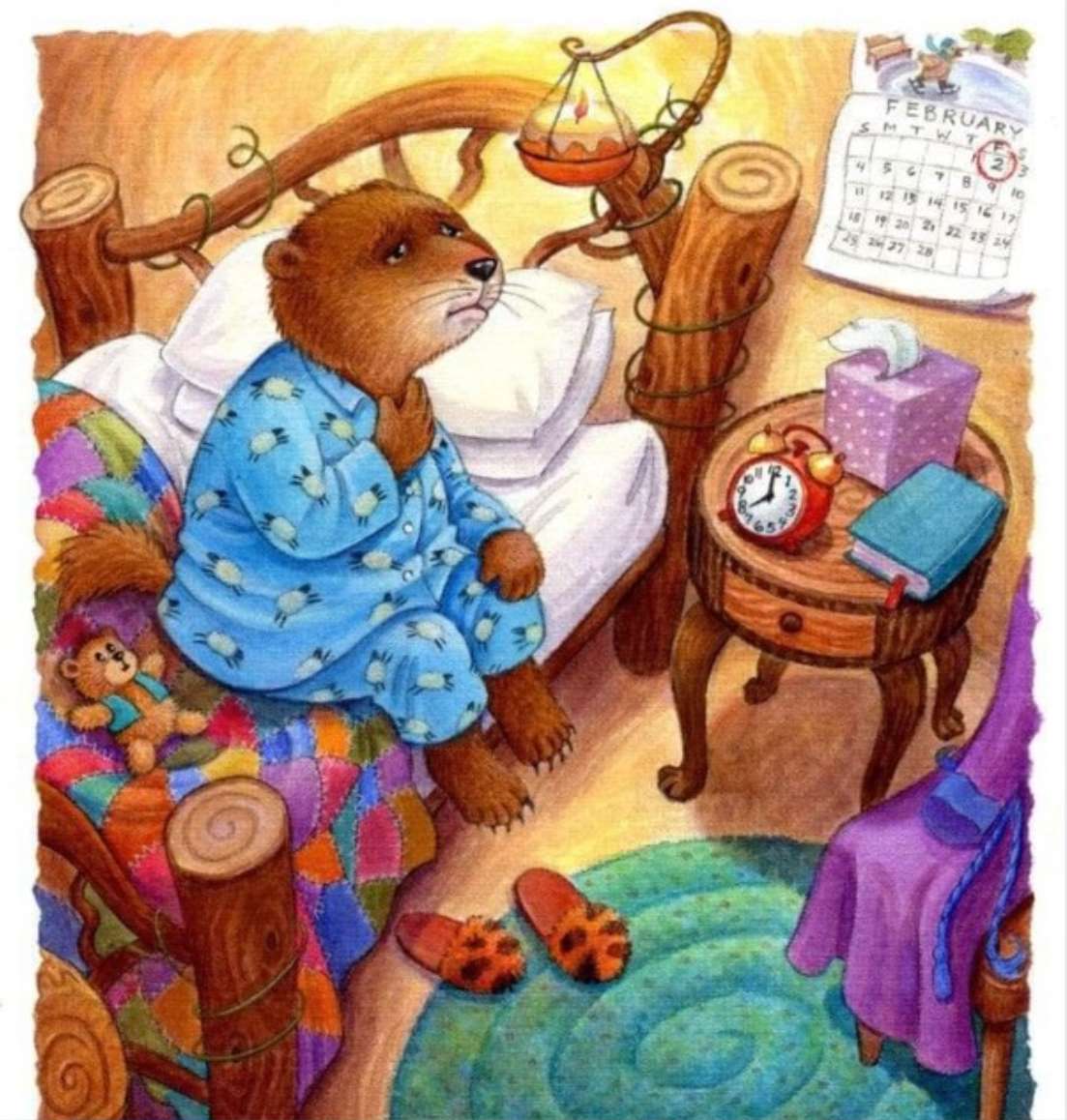 La marmotta si svegliò malata... puzzle online
