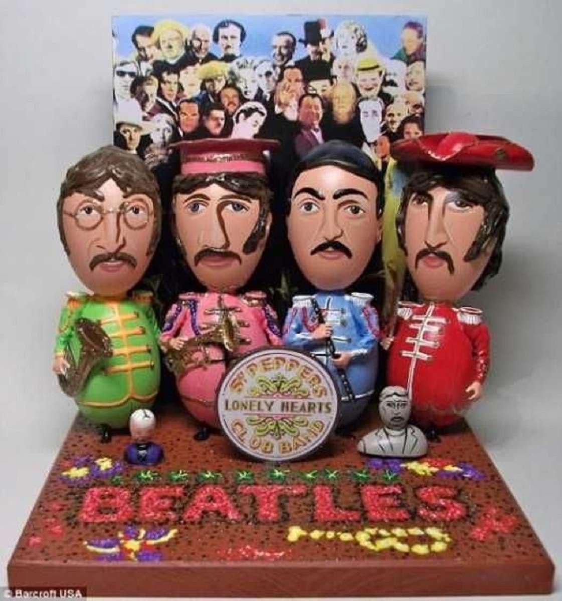 Os Beatles em chocolate quebra-cabeças online