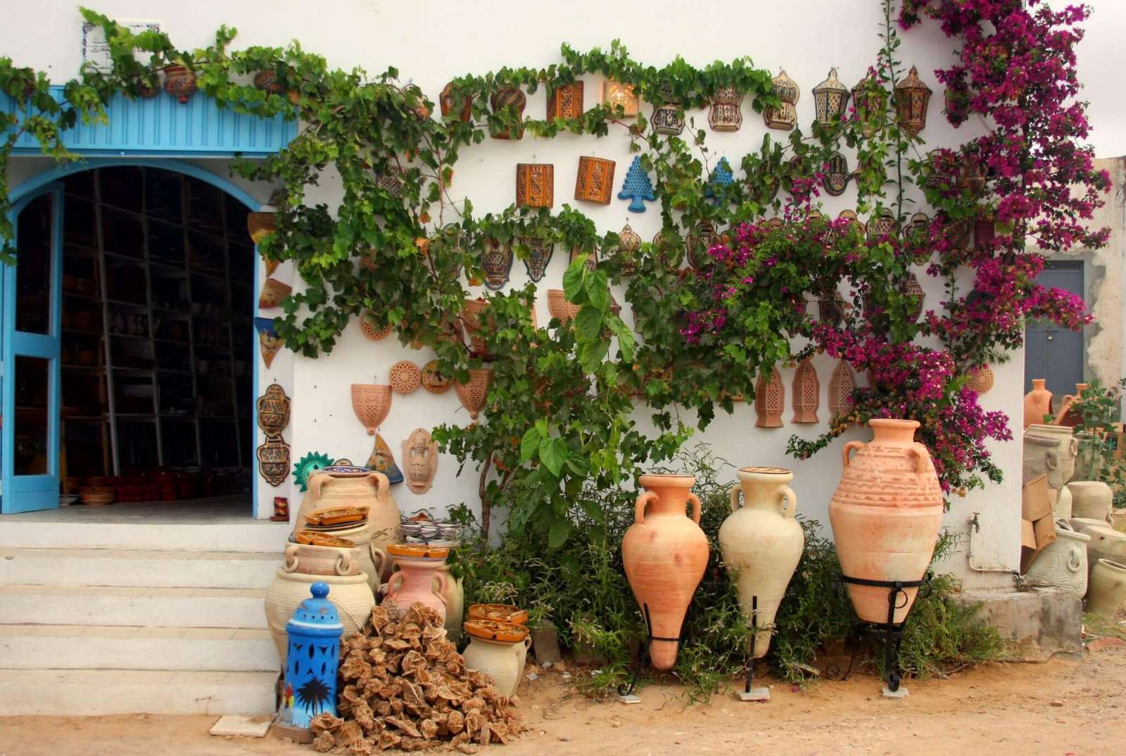 Keramika na Djerbě v Tunisku skládačky online