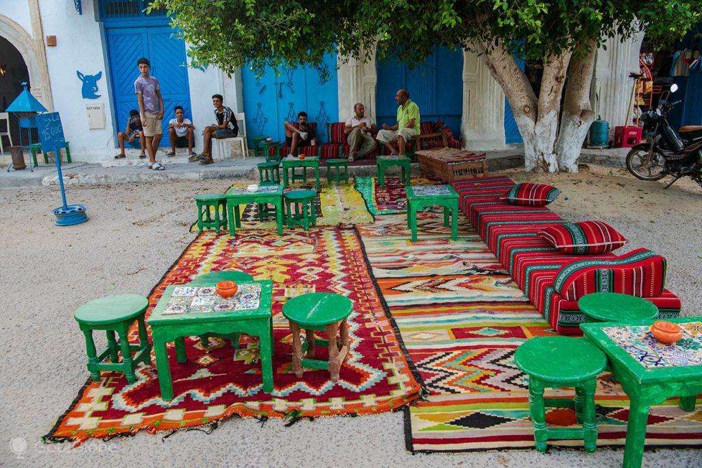 Restaurace na Djerbě v Tunisku online puzzle
