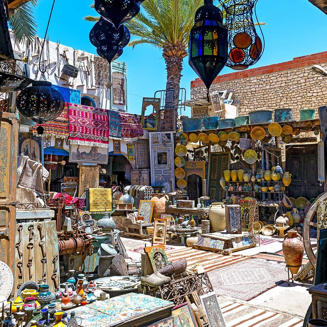 Řemeslné umění na Djerbě v Tunisku online puzzle