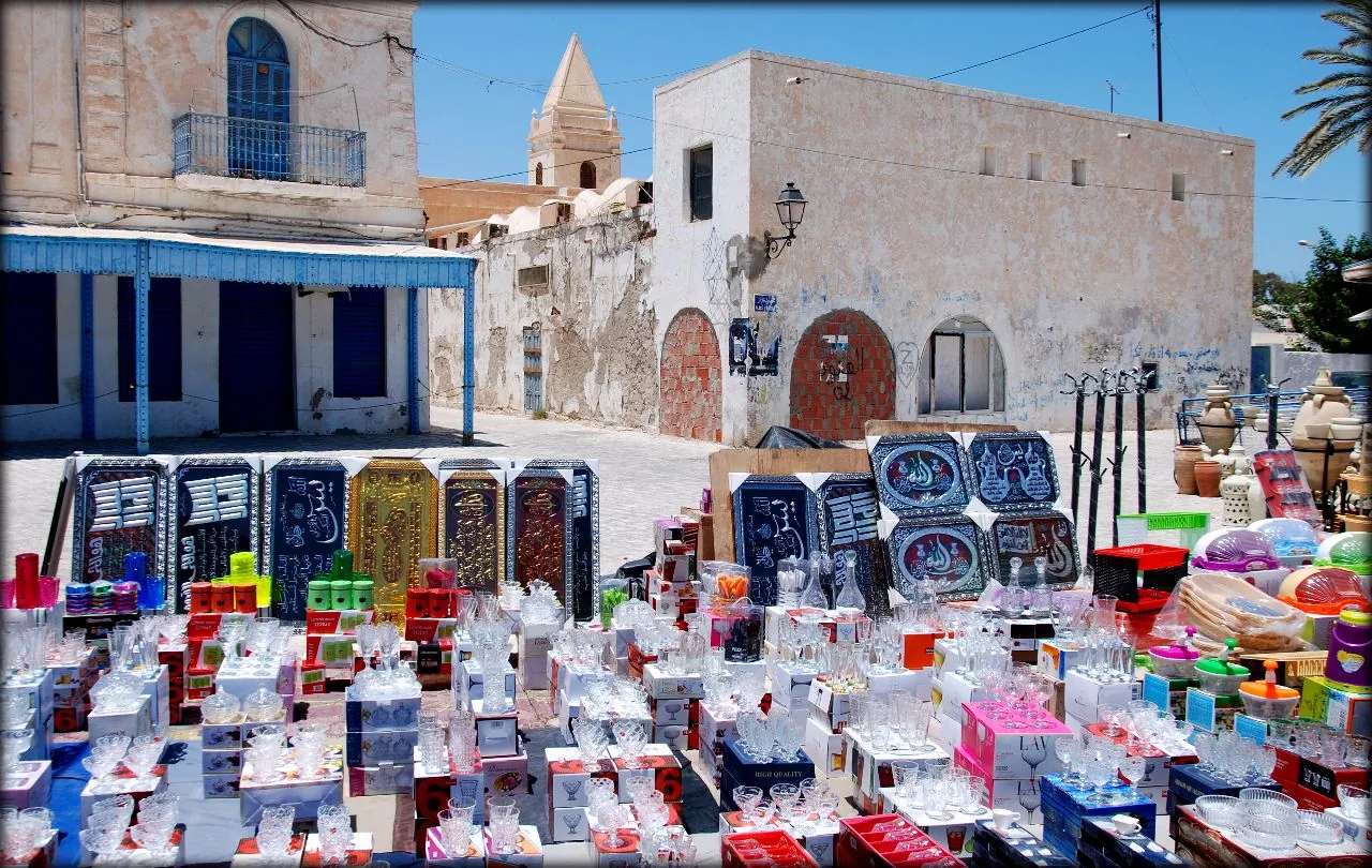 Řemeslné umění na Djerbě v Tunisku online puzzle