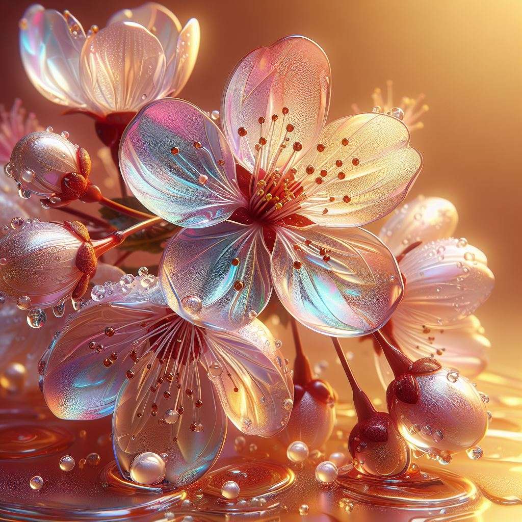 Flori de cireșe puzzle online