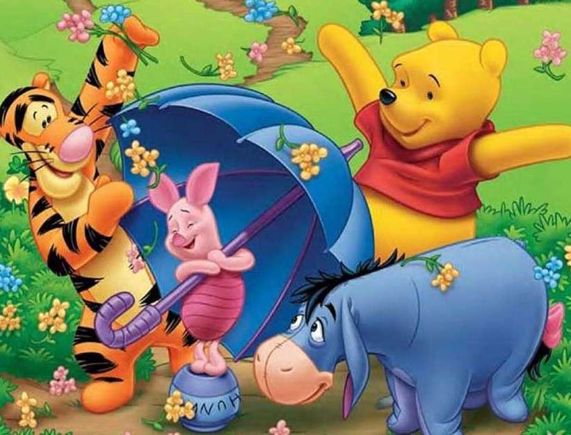 Winnie the Pooh e amigos quebra-cabeças online