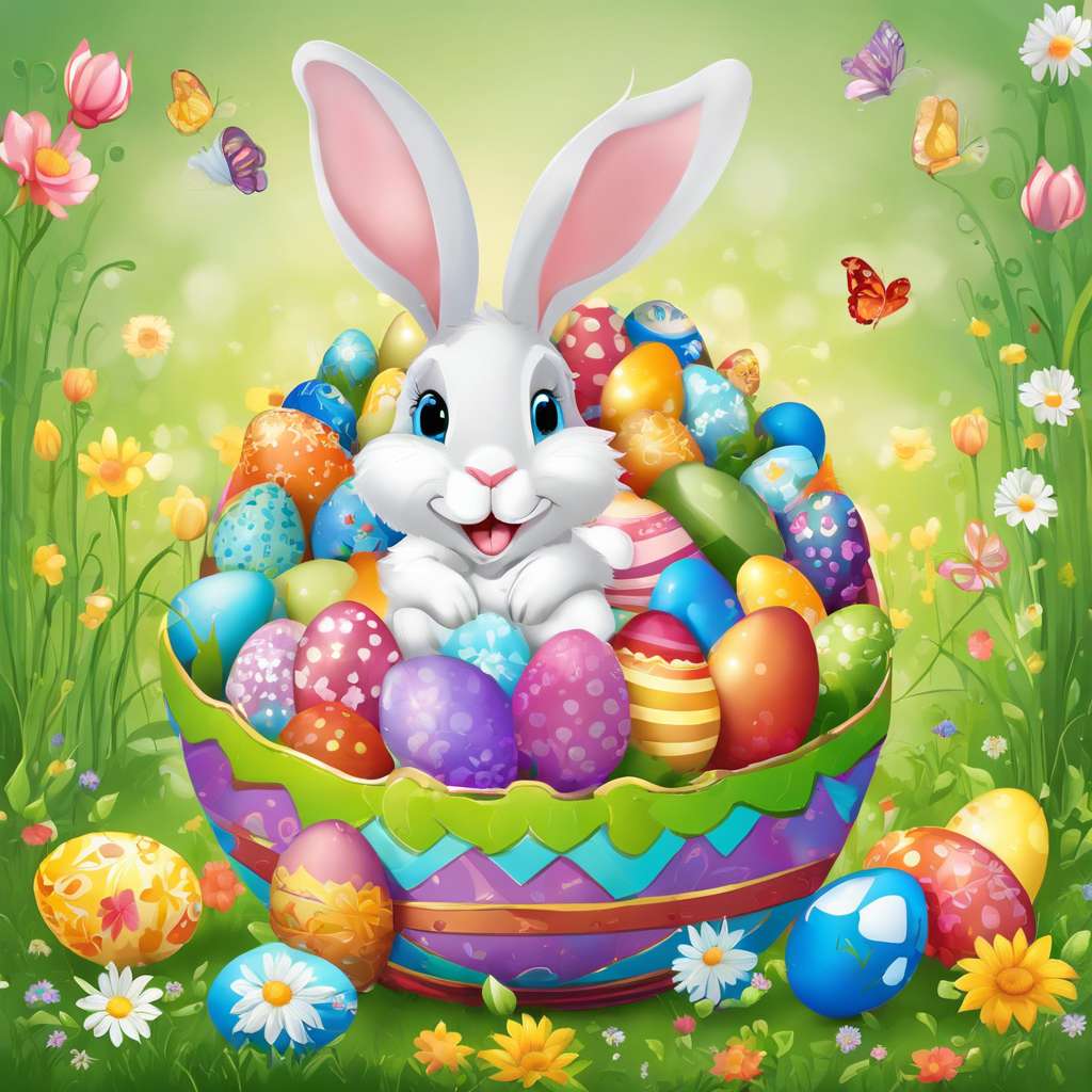 Mindjárt itt a húsvét kirakós online