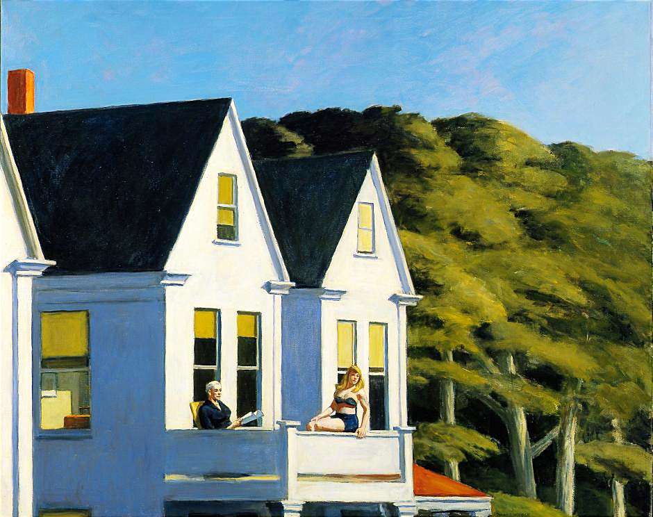 Sole al secondo piano, Edward Hopper puzzle online