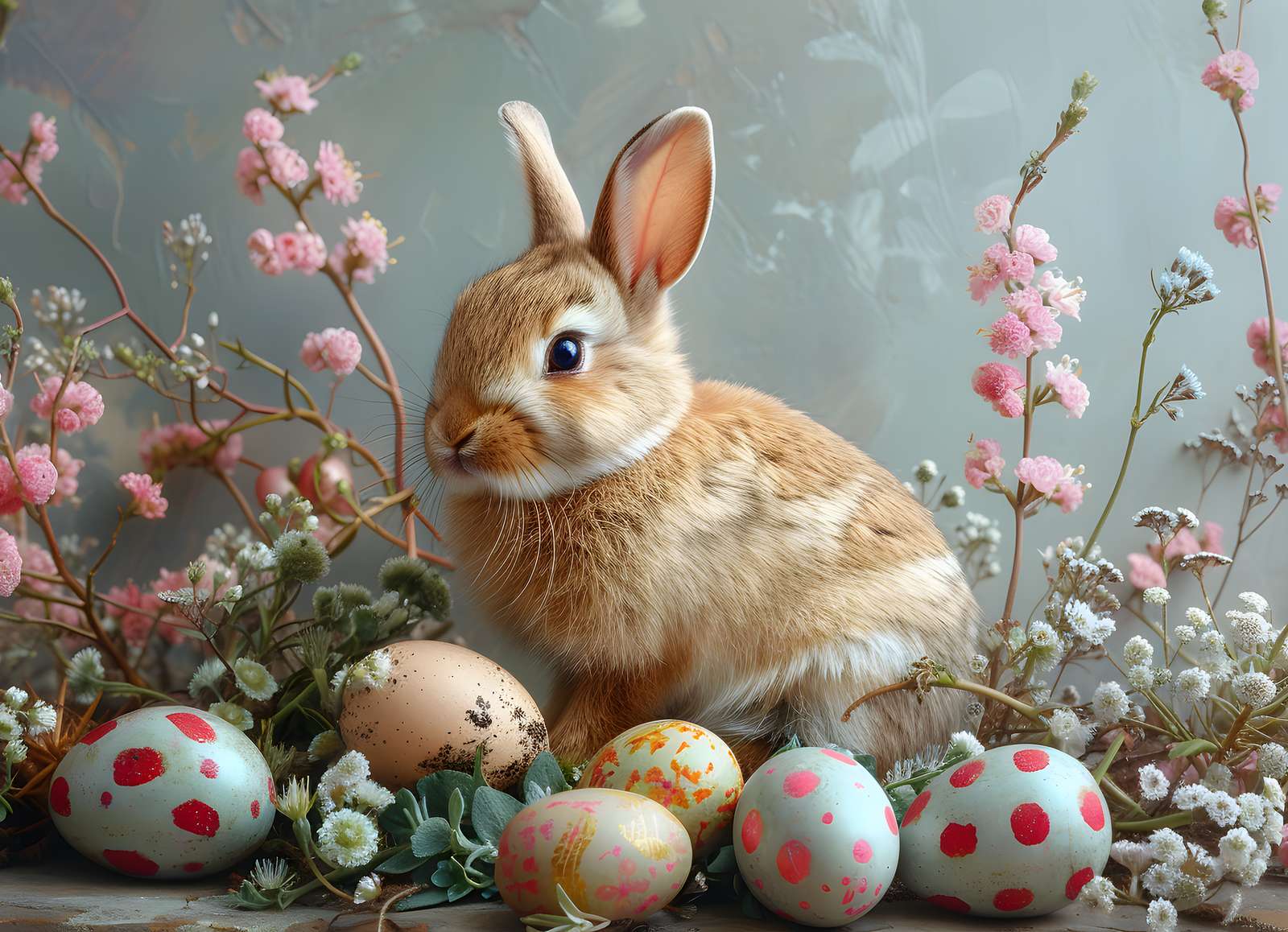 Coniglietto di Pasqua soffice puzzle online