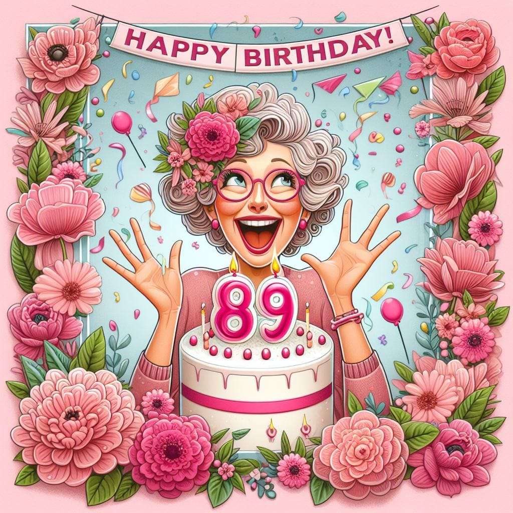 Честит рожден ден 89 онлайн пъзел