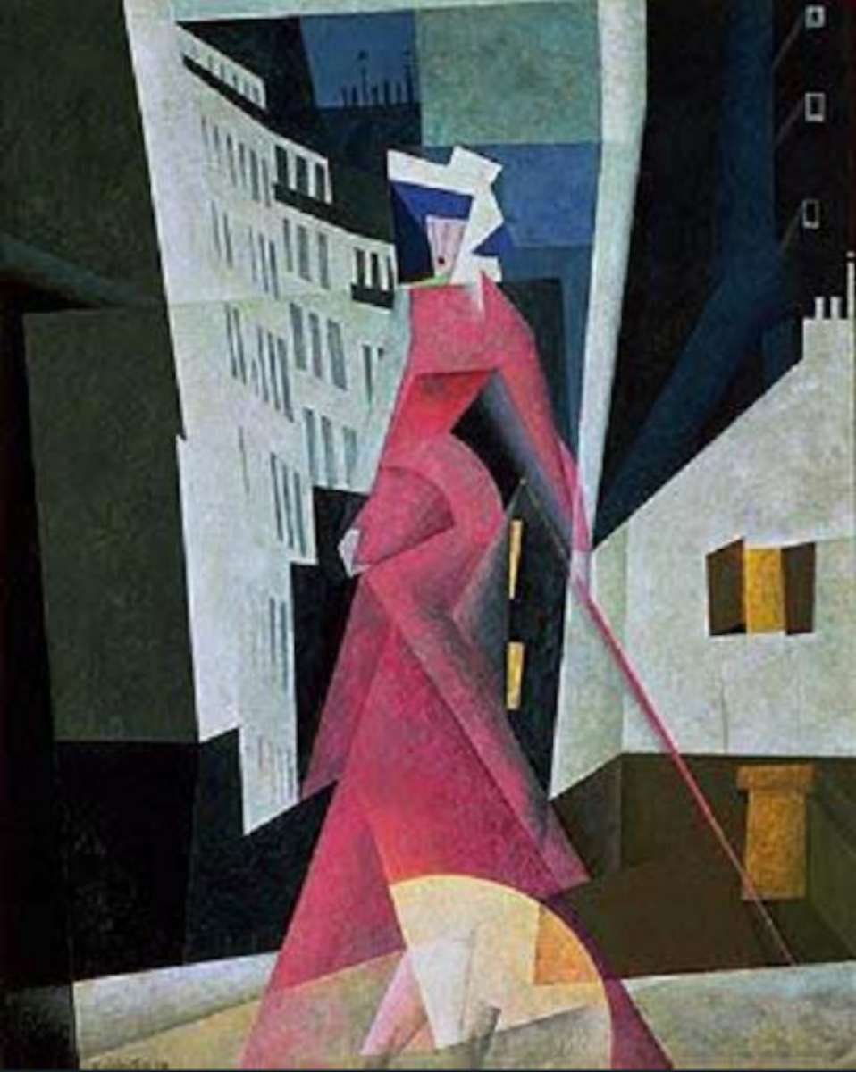 Feininger, Lady in Mauve, 1922 kirakós online