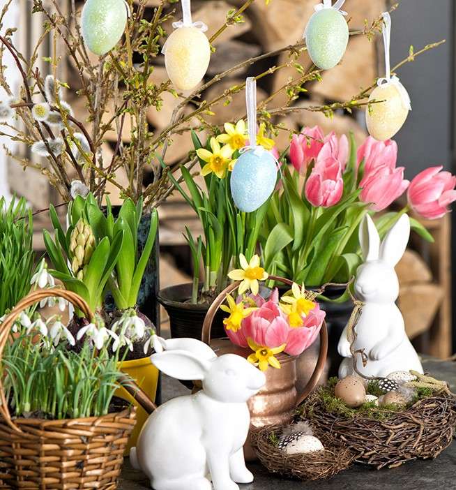 Decoraciones de Pascua rompecabezas en línea