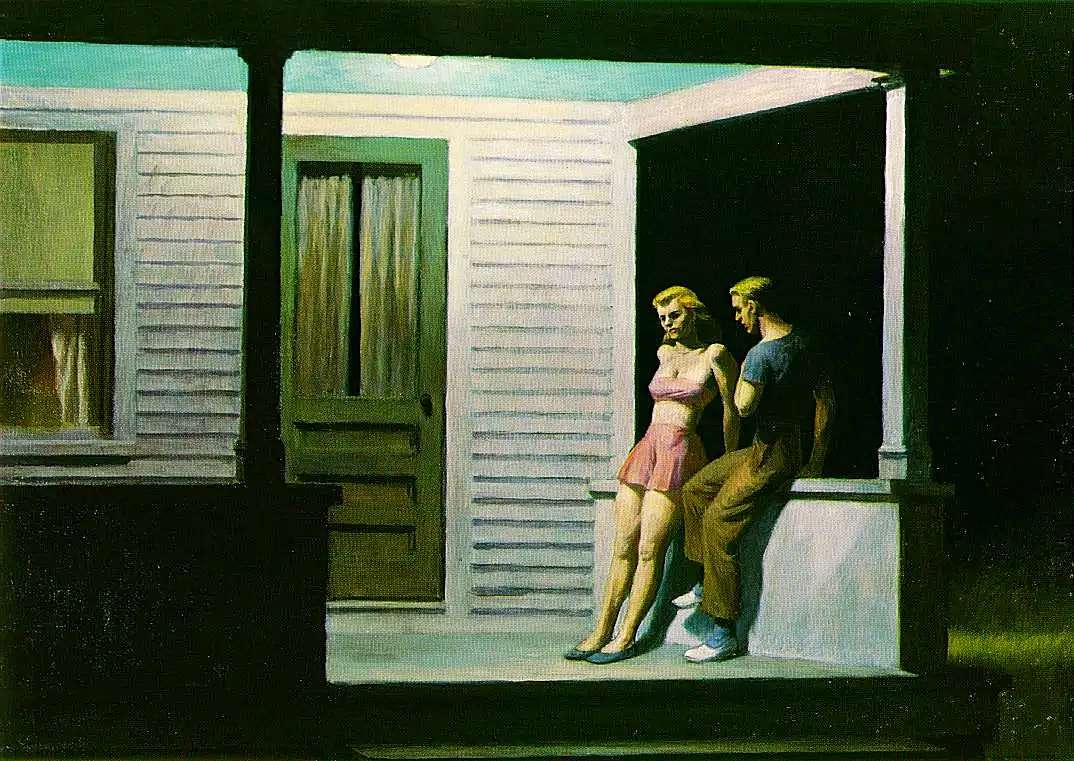 Midzomernacht, Edward Hopper online puzzel