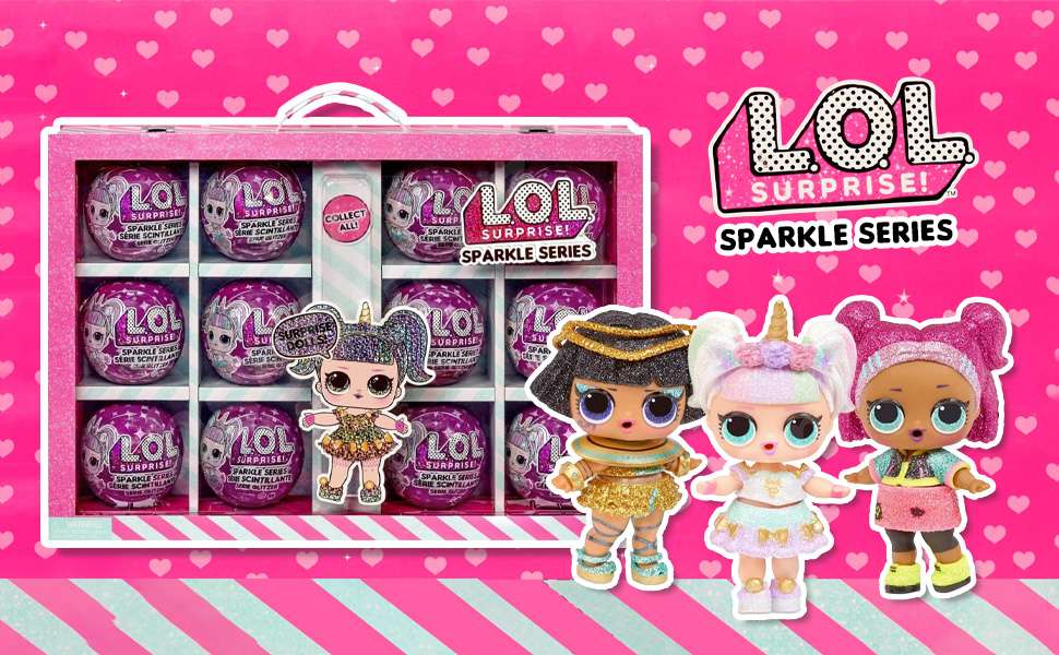 LOL Surprise Sparkle Series - блестящи кукли в комплект онлайн пъзел