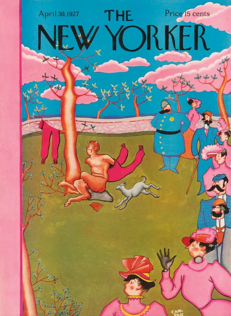 The New Yorker 4-30 -1927 jigsaw puzzle online