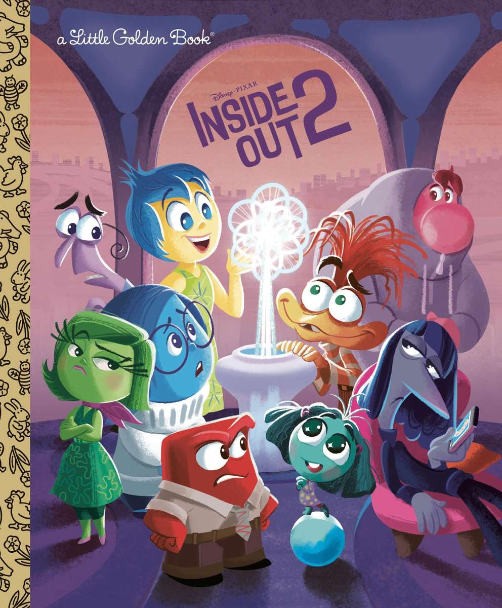 Маленька золота книга Disney/Pixar Inside Out 2 онлайн пазл