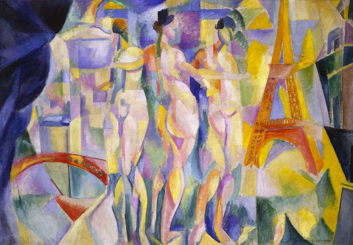 Robert Delaunay: La ciudad de París, 1911Robert Del rompecabezas en línea