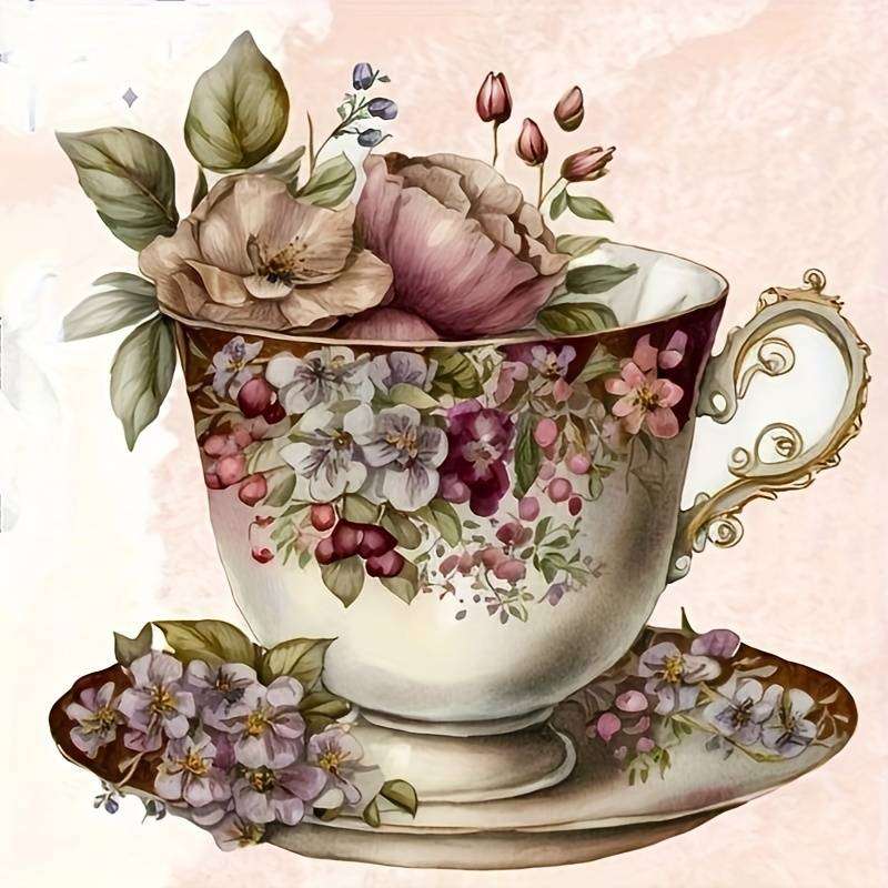 té de flores rompecabezas en línea
