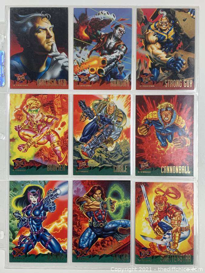 X Men Fleer Ultra X Fuerza rompecabezas en línea