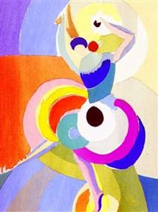 Sonia Delaunay – Ballerina di flamenco 1916 puzzle online