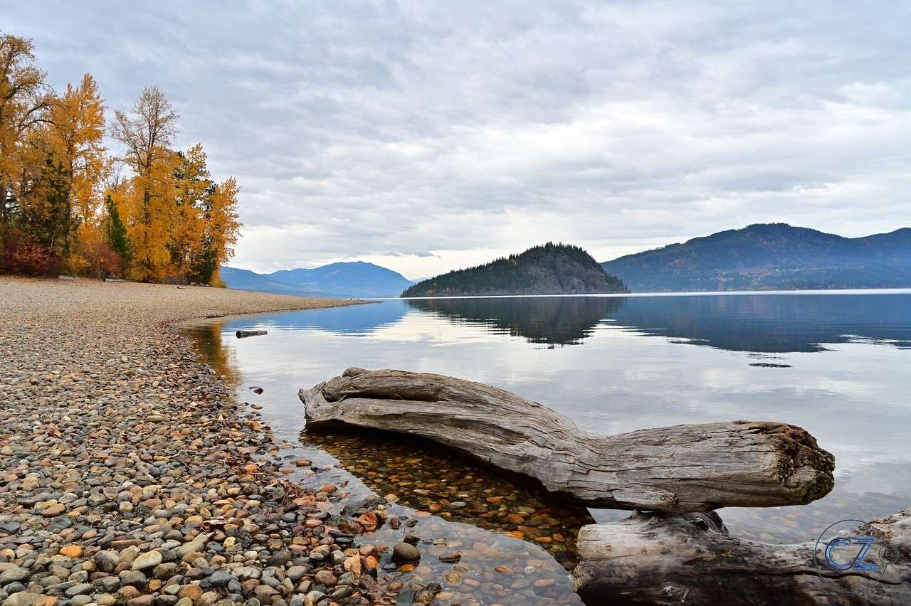 Езеро, есен, езеро, есен онлайн пъзел