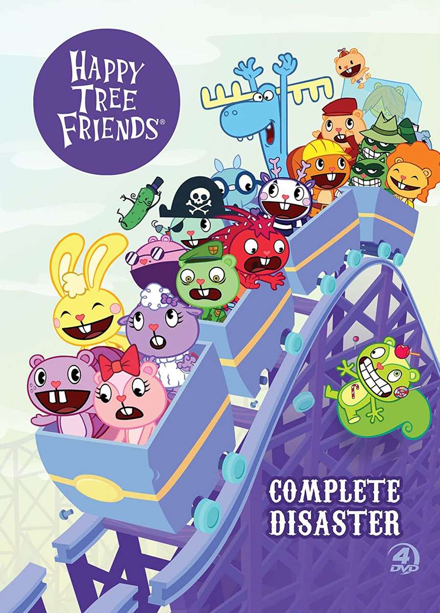 Serie animada Happy Tree Friends rompecabezas en línea