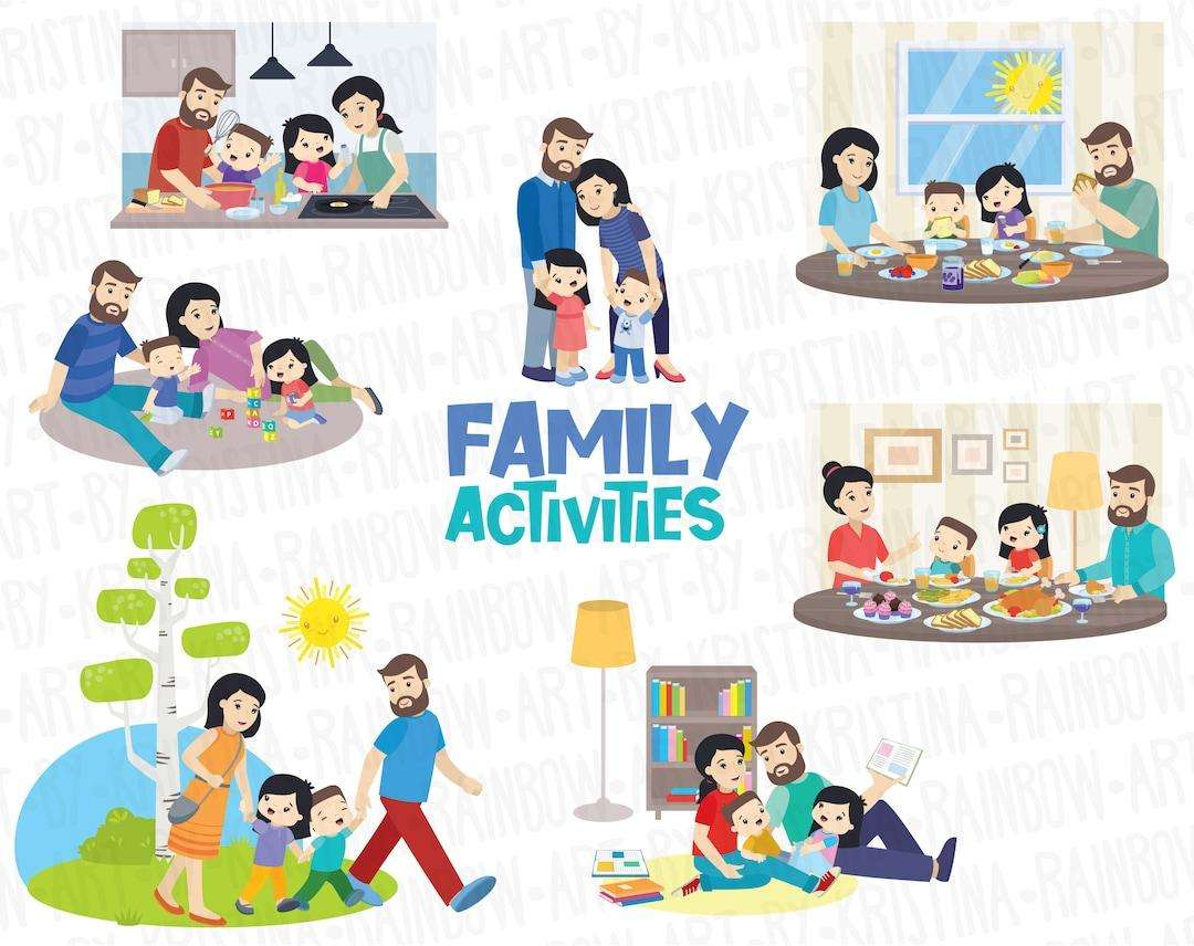 Family activities jigsaw puzzle online