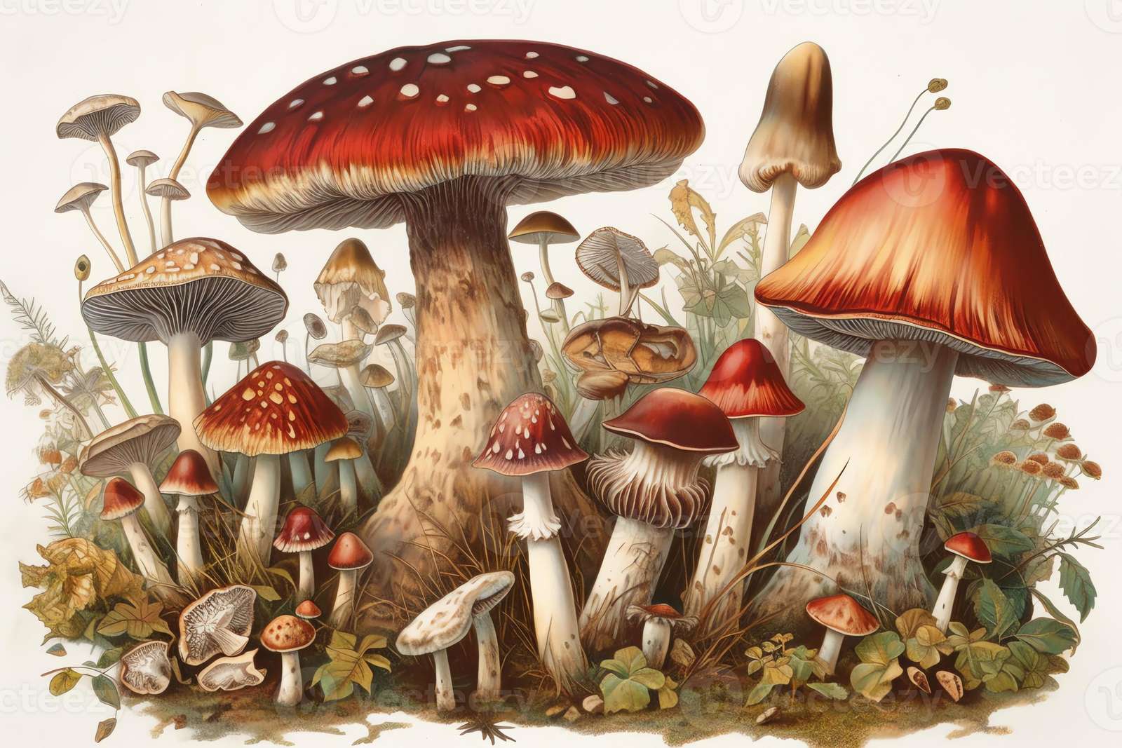 houby skládačky online