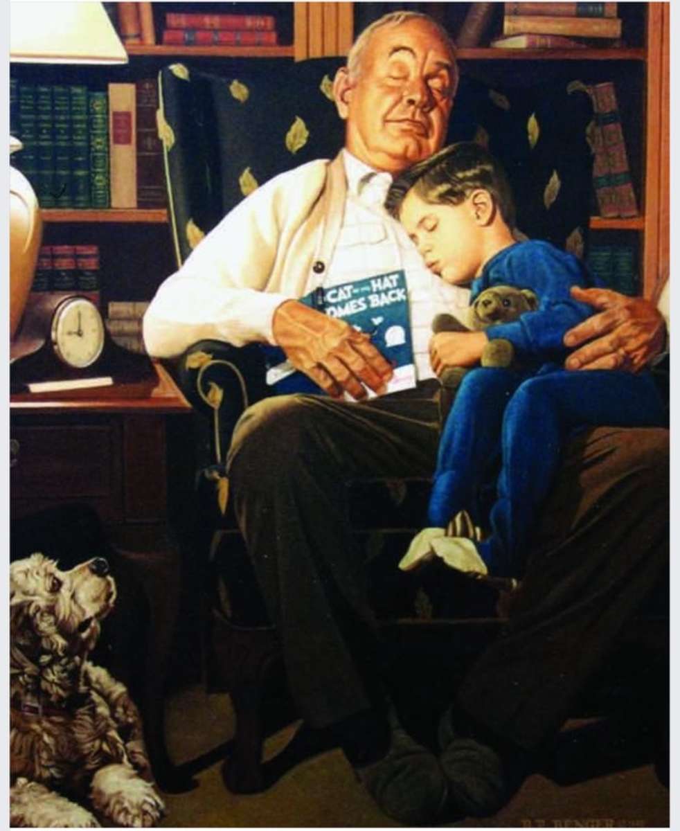 Favole della buonanotte con il nonno. puzzle online