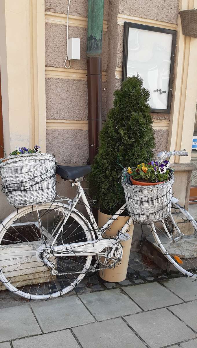 Fahrrad in der Opatowska-Straße Online-Puzzle