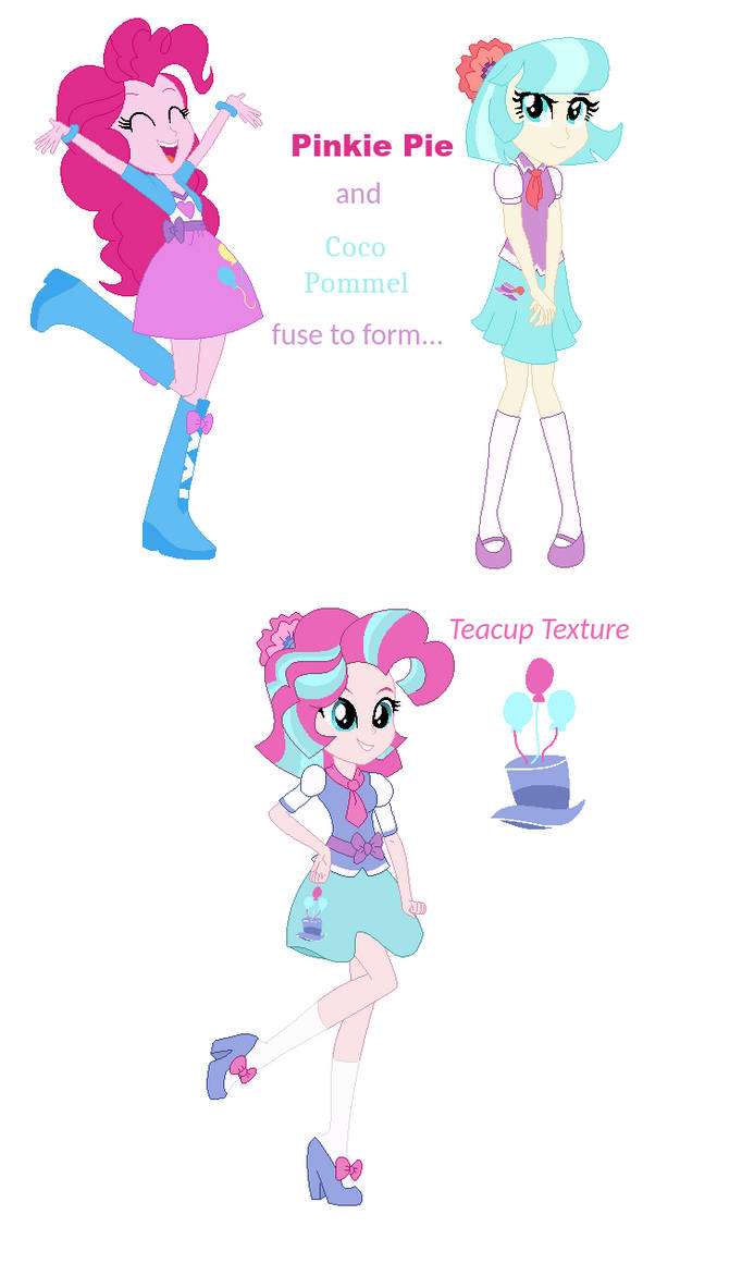 Pinkie Pie and Coco Pommel Fusion by BerryPunchrul online puzzle