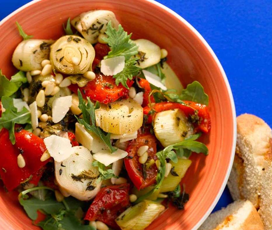 Βαλσάμικο σαλάτα με ψητά λαχανικά παζλ online