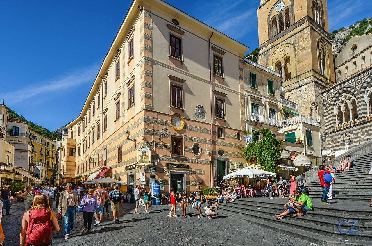 Amalfi, kusten, Italien pussel på nätet